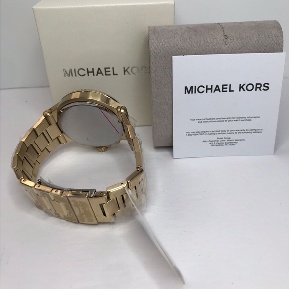 New Authentic Michael Kors MK8731 Dylan Chronograph Round Adult Male Watch - Picture 5 of 16